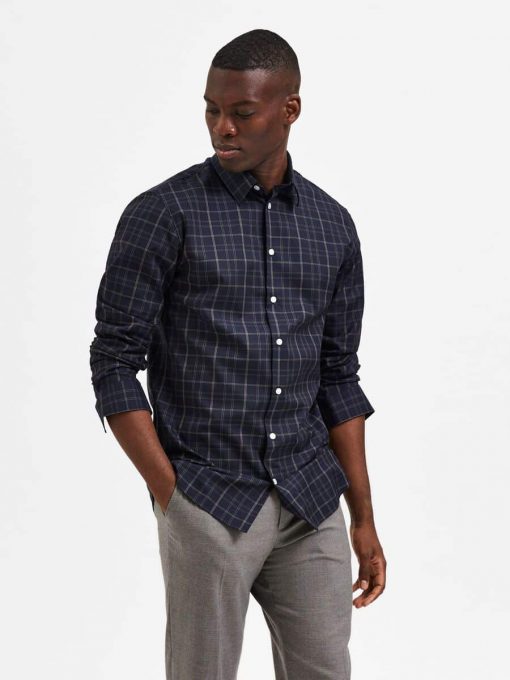 Selected Homme Slim Saturn Shirt Classic Blue
