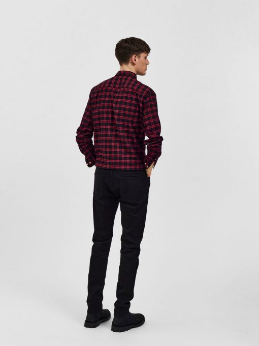 Selected Homme 175 Slim Leon Jeans Black