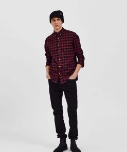 Selected Homme 175 Slim Leon Jeans Black