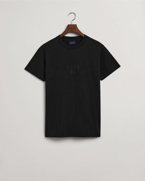 Gant Tonal Archive Shield T-shirt Black