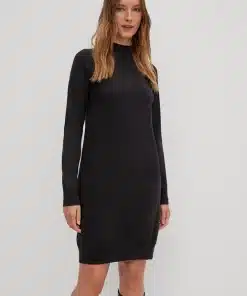 Comma, Fine Knit Dress Black