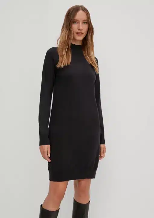 Comma, Fine Knit Dress Black