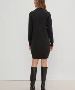 Comma, Fine Knit Dress Black