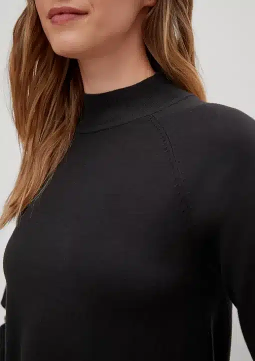 Comma, Fine Knit Dress Black