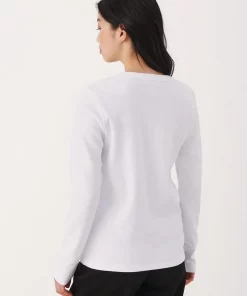 Part Two Refia Long Sleeve T-shirt Bright White