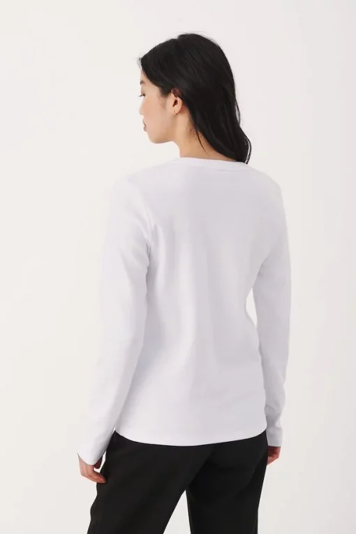 Part Two Refia Long Sleeve T-shirt Bright White