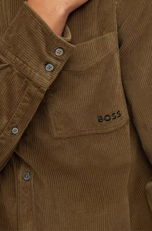 Boss Relegant Shirt Dark Green