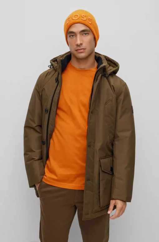 Boss Afox Beanie Dark Orange