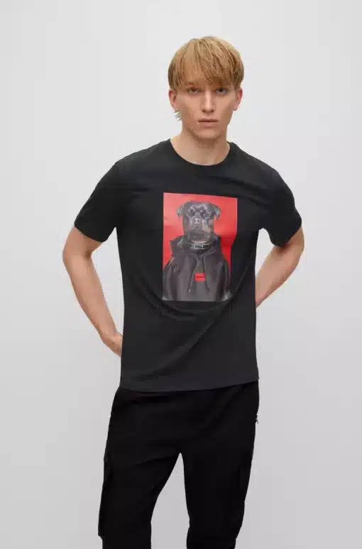 Hugo Dound T-shirt Black