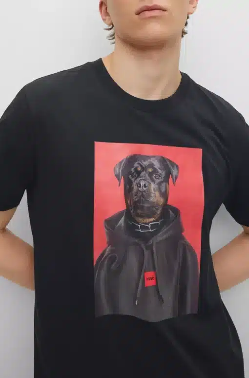 Hugo Dound T-shirt Black