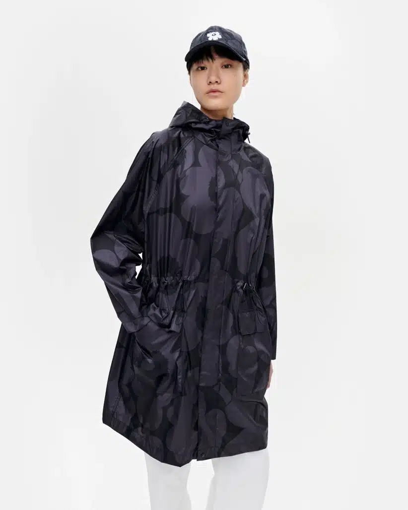 Buy Marimekko Velaug Unikko Rain Coat Scandinavian Fashion Store