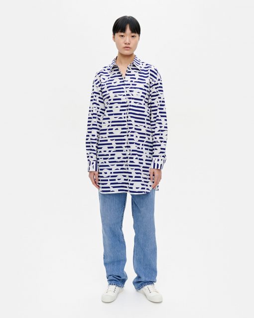Marimekko Veiga Tasaraita Unikko Shirt