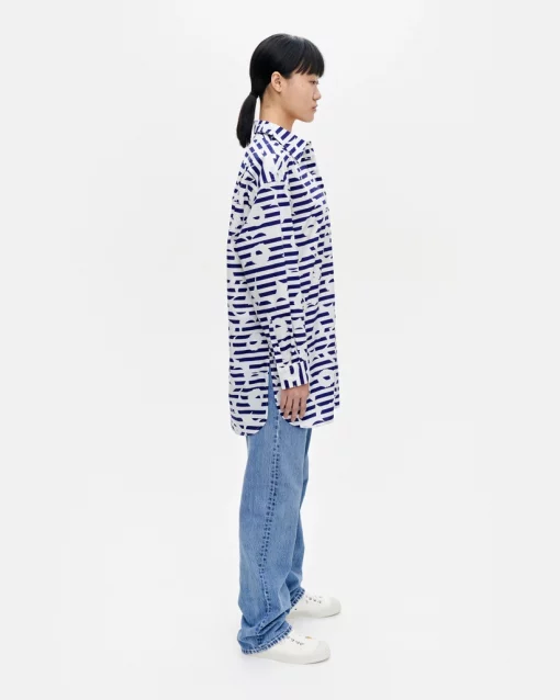 Marimekko Veiga Tasaraita Unikko Shirt