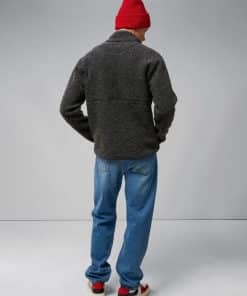 J.Lindeberg Dustin Wool Fleece Jacket Grey Melange