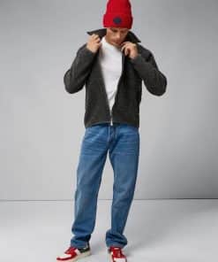 J.Lindeberg Dustin Wool Fleece Jacket Grey Melange