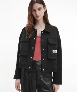 Calvin Klein Heavy Weight Overshirt Black