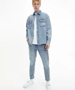 Calvin Klein Oversized Denim Shirt Denim Medium