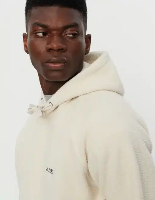 Les Deux Duncan Pile Hoodie Ivory