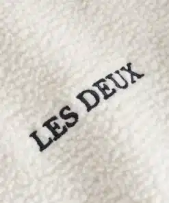 Les Deux Duncan Pile Hoodie Ivory