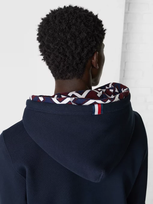 Tommy Hilfiger Monogram Embroidery Hoodie Desert Sky
