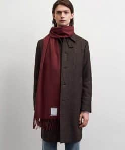 Tiger of Sweden Sylan RWS Scarf Burgundy Red