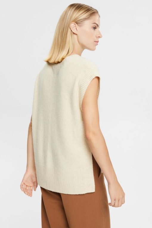 Esprit Knitted Vest Ice