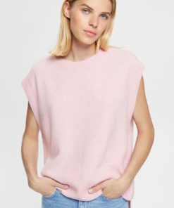 Esprit Knitted Vest Light Pink
