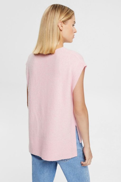 Esprit Knitted Vest Light Pink