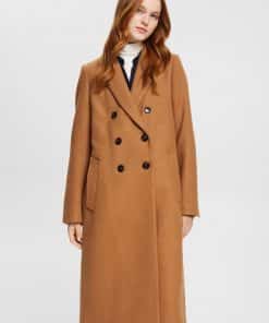 Esprit Wool Coat Caramel