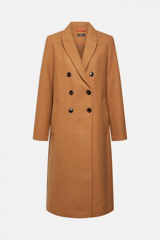 Esprit Wool Coat Caramel