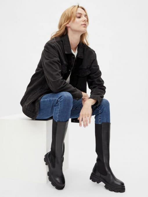 Bianco Biaginny Long Boots Black
