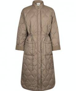 Neo Noir Ford Quilt Coat Beige