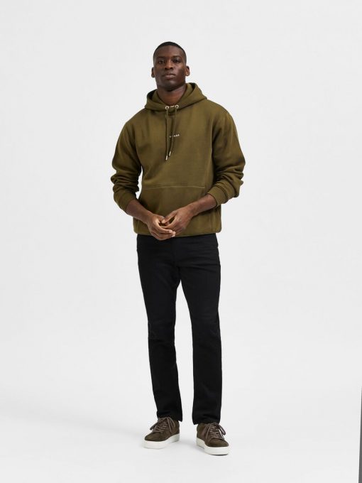 Selected Homme Straight Scott Jeans Black