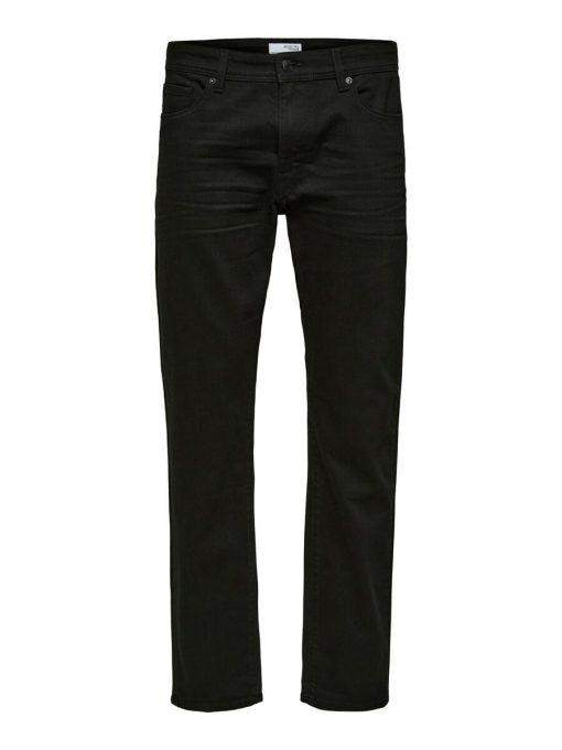 Selected Homme Straight Scott Jeans Black