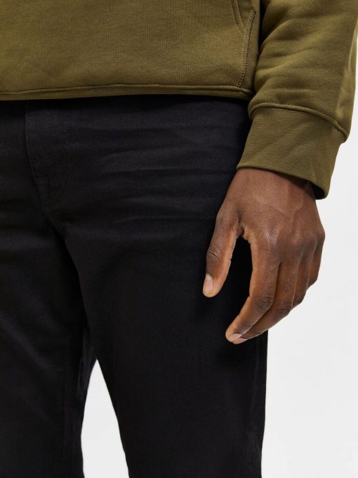 Selected Homme Straight Scott Jeans Black