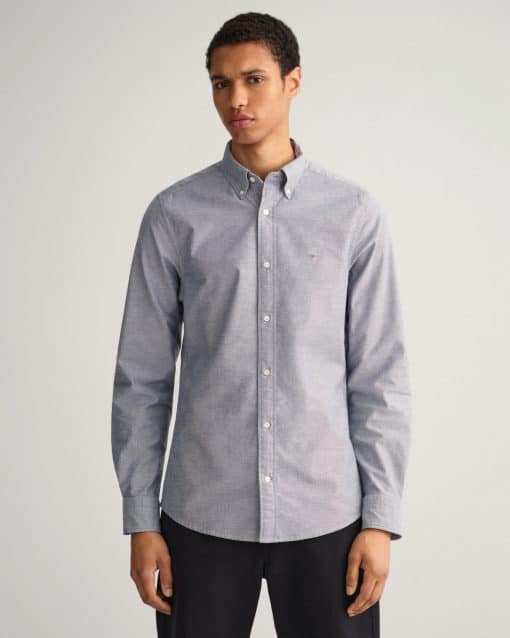 Gant Oxford Slim Fit Shirt Persian Blue