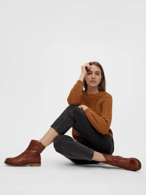 Bianco Biaatalia Winter Leather Boots Cognac