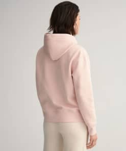 Gant Woman Tonal Hoodie Silver Peony