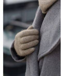 Sauso Onni Unisex Knitted Gloves Oyster Beige