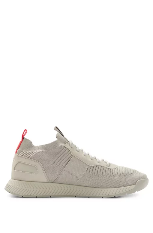 Boss Titanium Runners Light Grey