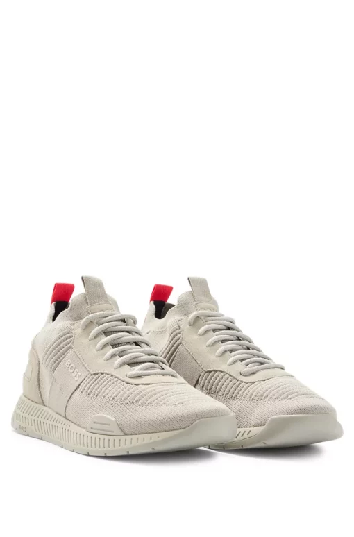 Boss Titanium Runners Light Grey