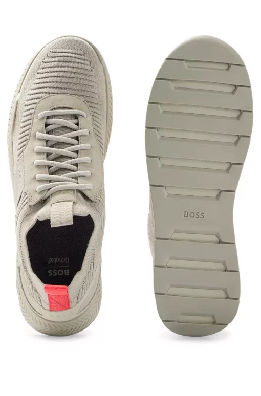 Boss Titanium Runners Light Grey