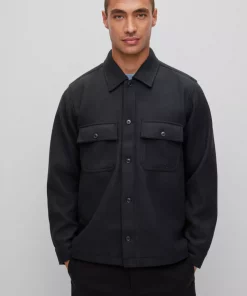 Boss Lovvo Overshirt Black