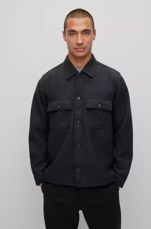 Boss Lovvo Overshirt Black