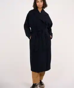 Knowledge Cotton Apparel Wool Label Coat Total Eclipse