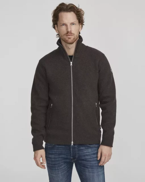 Holebrook Måns Fullzip WP Brown Melange