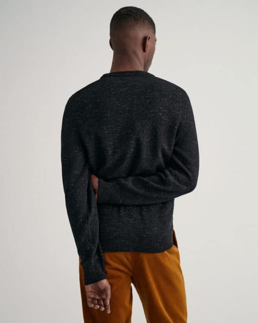 Gant Neps Melange Knit Washed Out Black