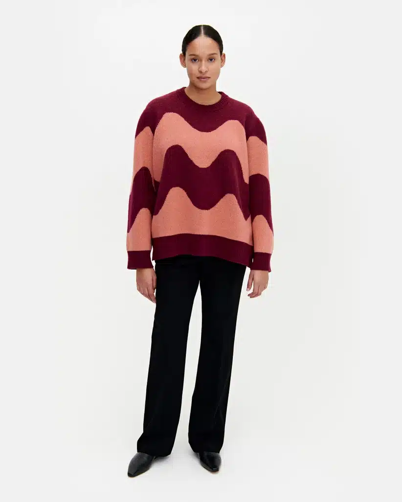 marimekko（マリメッコ）の「Lokki / Ynja knit cardigan