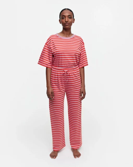 Marimekko Hiljainen Tasaraita Pants