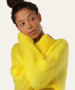 Americandreams Milana Mohair Knit Yellow